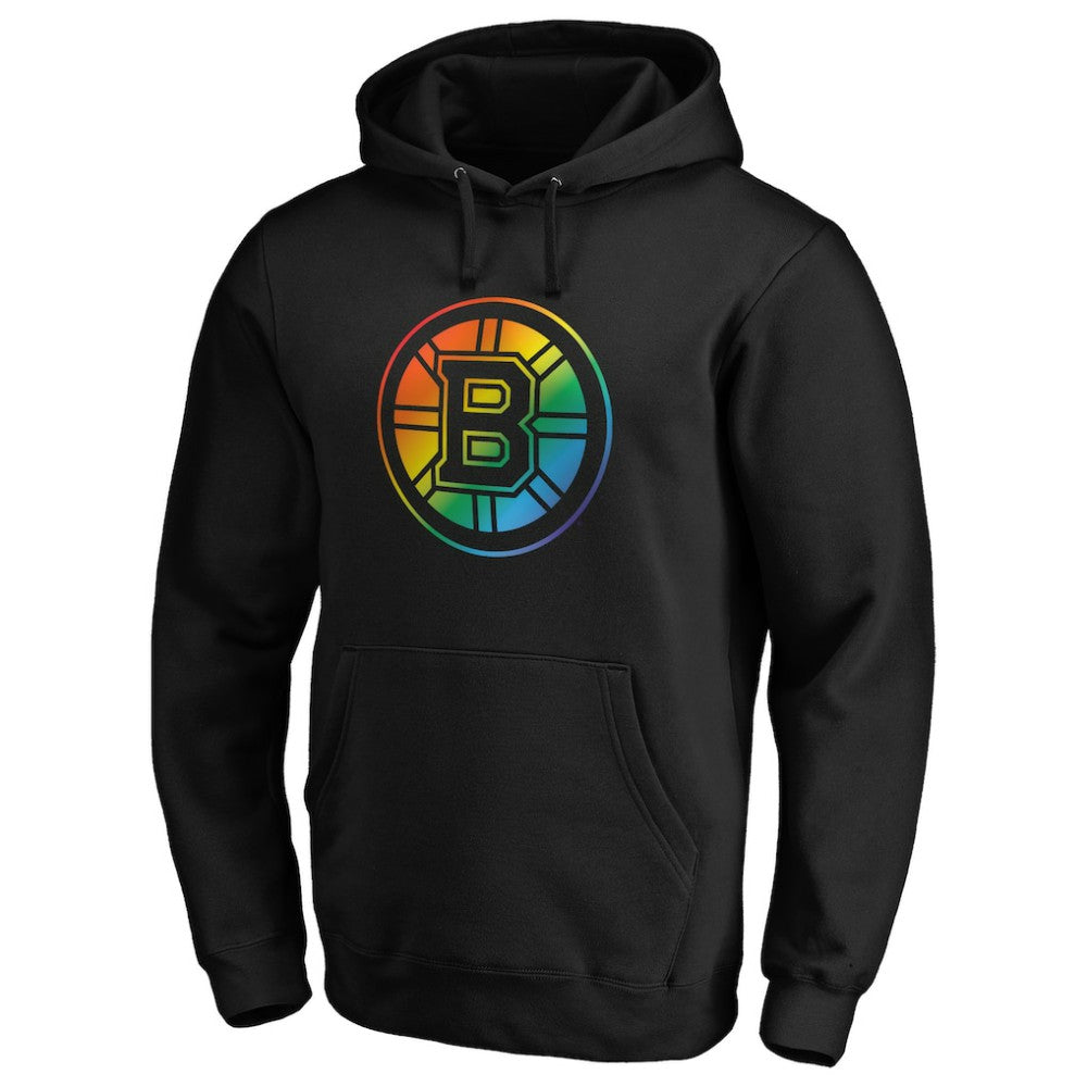 Boston Bruins Team Pride Logo Pullover Hoodie Black