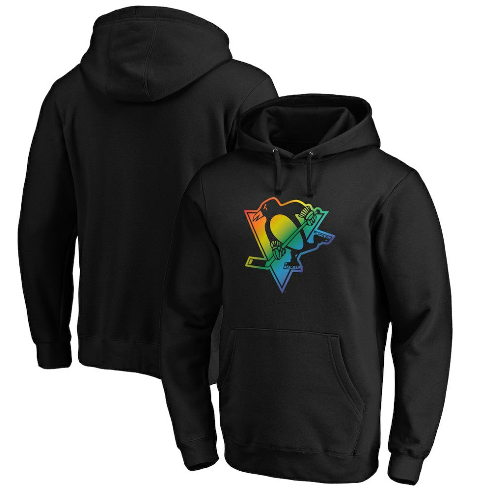 Pittsburgh Penguins Team Pride Logo Pullover Hoodie Black