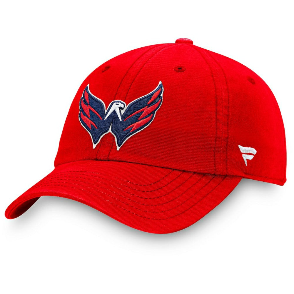 Washington Capitals Fanatics Core Primary Logo Adjustable Hat Red