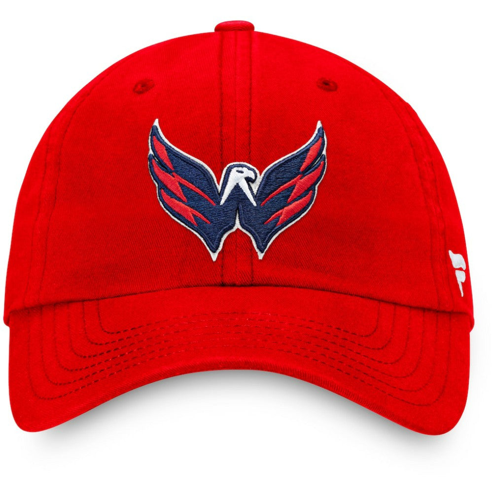 Washington Capitals Fanatics Core Primary Logo Adjustable Hat Red
