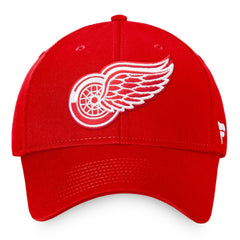 Detroit Red Wings Fanatics Core Adjustable Hat Red