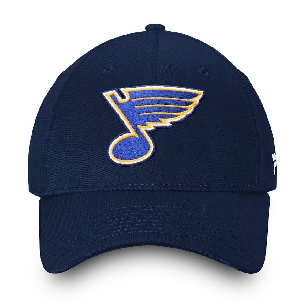 St. Louis Blues Fanatics Core Adjustable Hat Navy