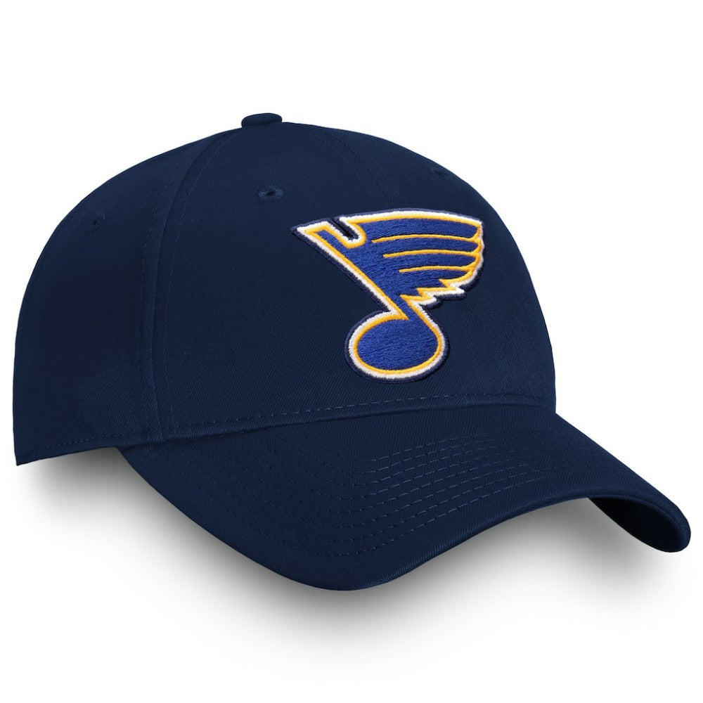 St. Louis Blues Fanatics Core Adjustable Hat Navy