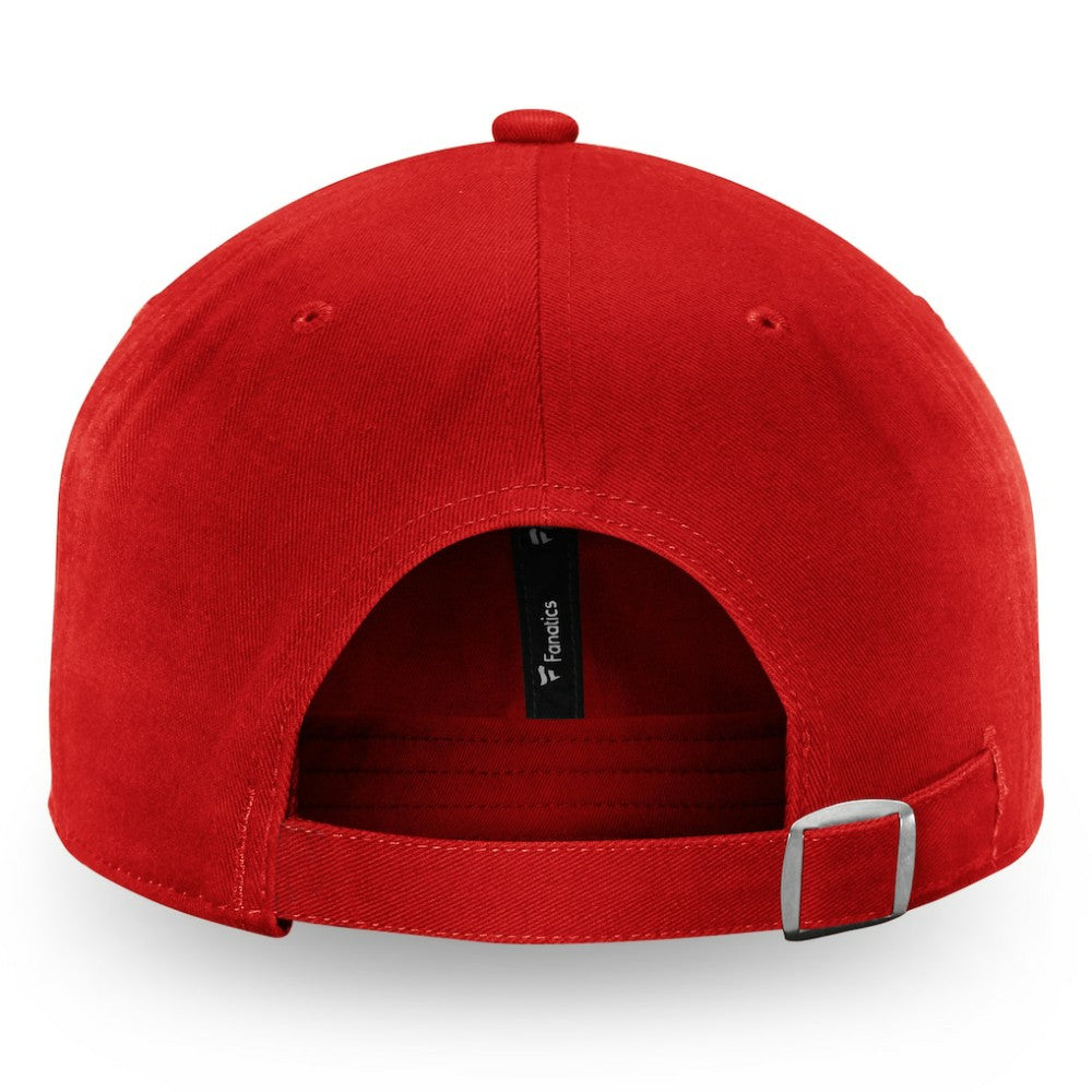 New Jersey Devils Fanatics Women's Core Primary Logo Adjustable Hat Red