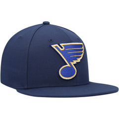 St. Louis Blues Fanatics Core Primary Logo Fitted Hat Navy