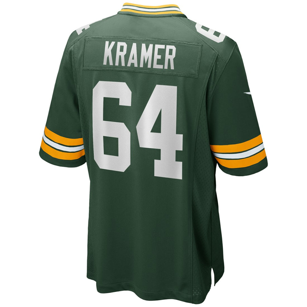 Jerry Kramer Green Bay Packers Game Retired Player Jersey - Green