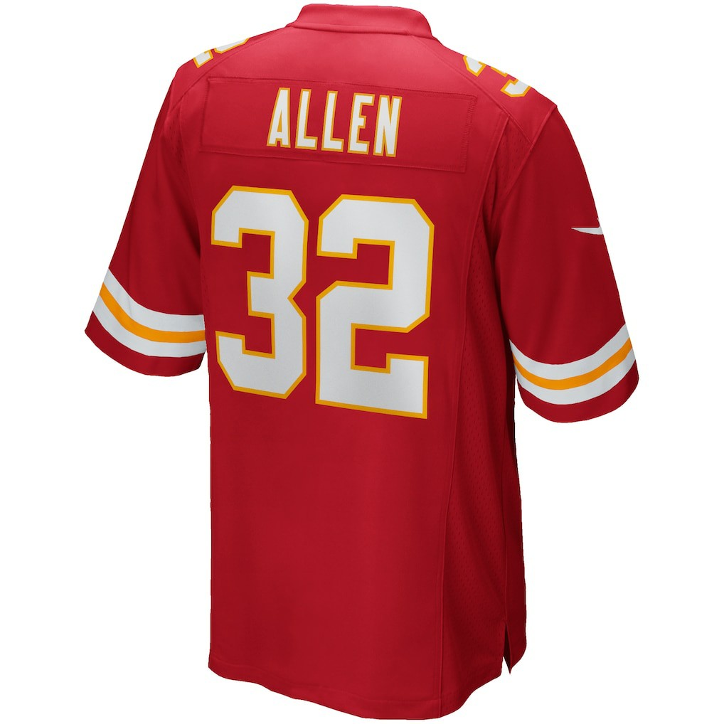 Marcus Allen Kansas City Chiefs Game Retired Player Jersey - Red