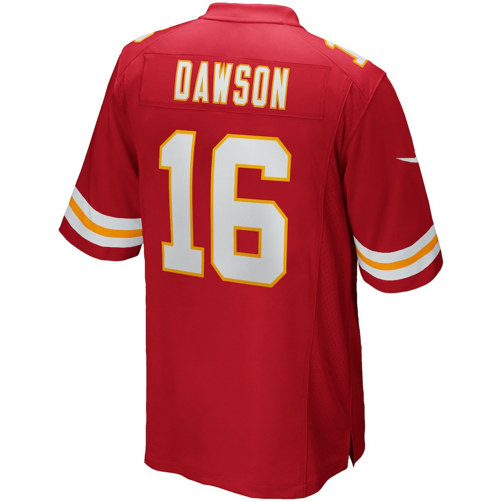 Len Dawson Kansas City Chiefs Game Retired Player Jersey - Red
