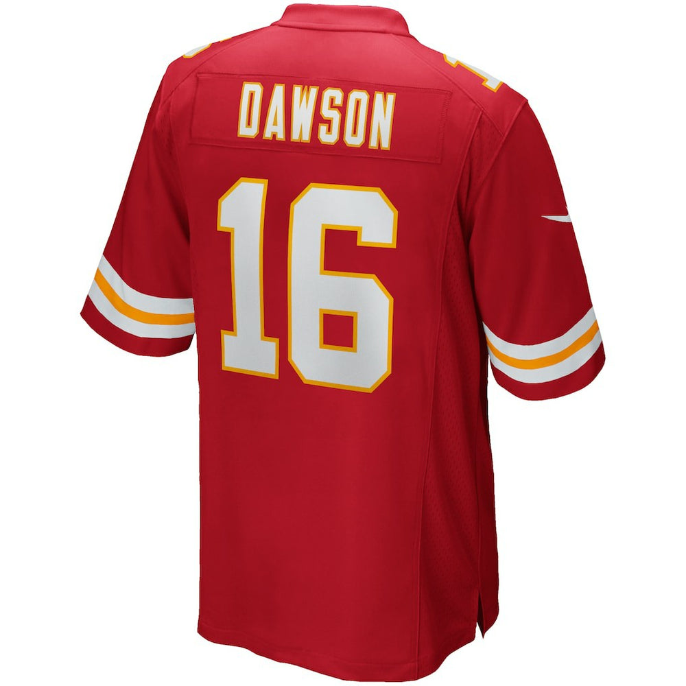 Len Dawson Kansas City Chiefs Game Retired Player Jersey - Red