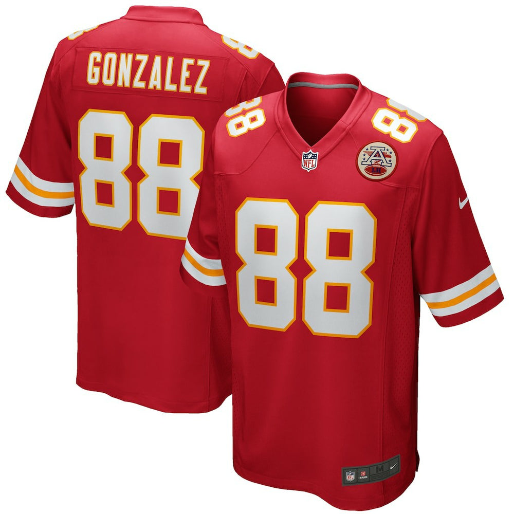Tony Gonzalez Kansas City Chiefs Game Retired Player Jersey - Red