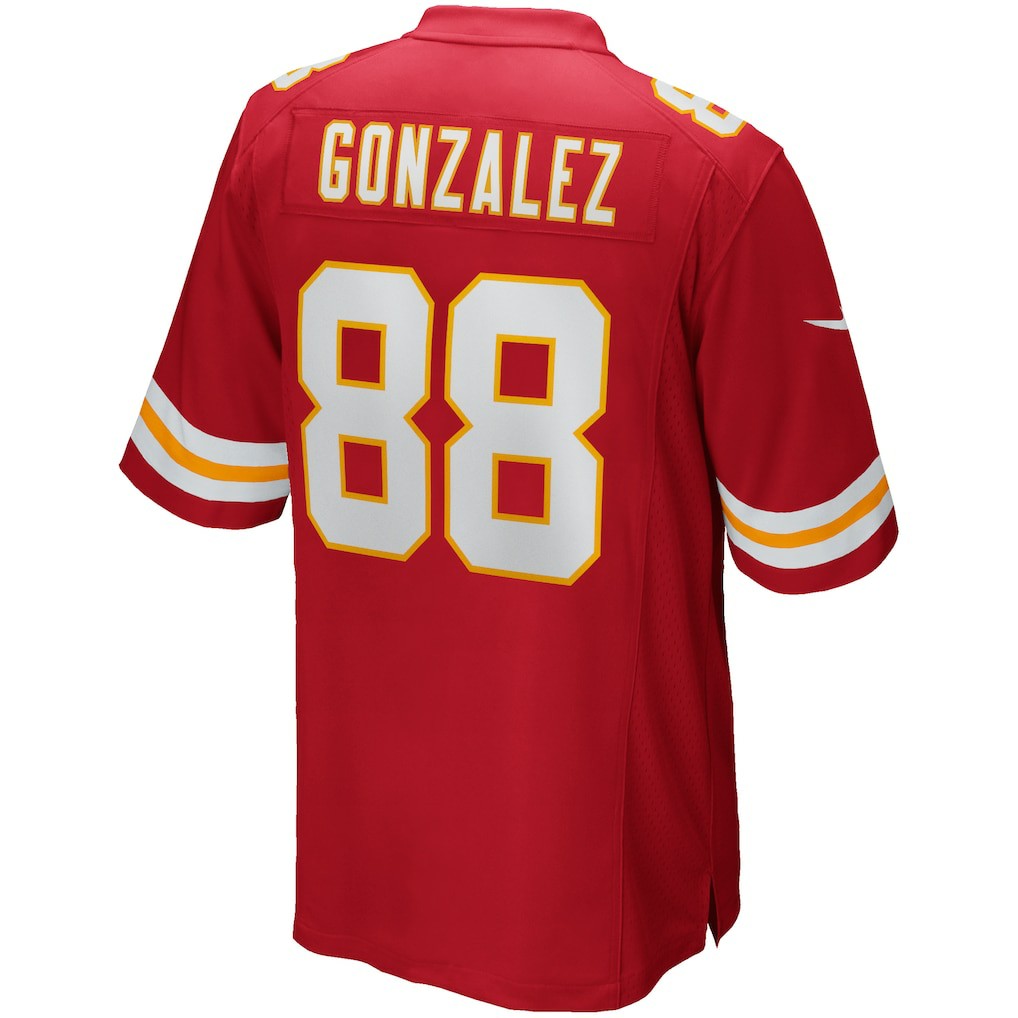 Tony Gonzalez Kansas City Chiefs Game Retired Player Jersey - Red