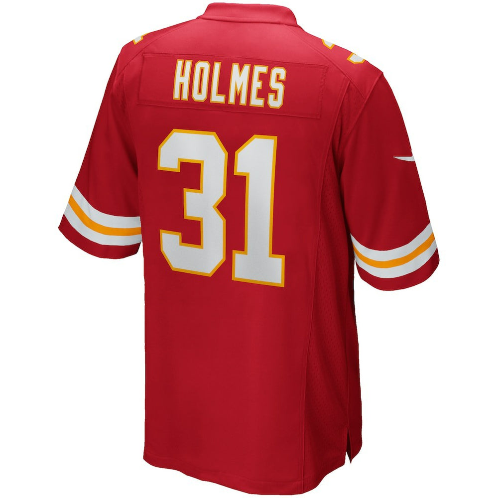 Priest Holmes Kansas City Chiefs Game Retired Player Jersey - Red