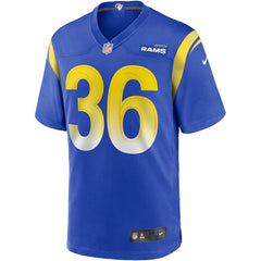 Jerome Bettis Los Angeles Rams Game Retired Player Jersey - Royal