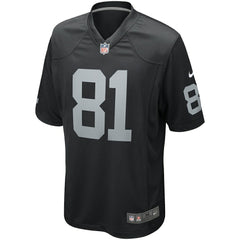 Tim Brown Las Vegas Raiders Game Retired Player Jersey - Black