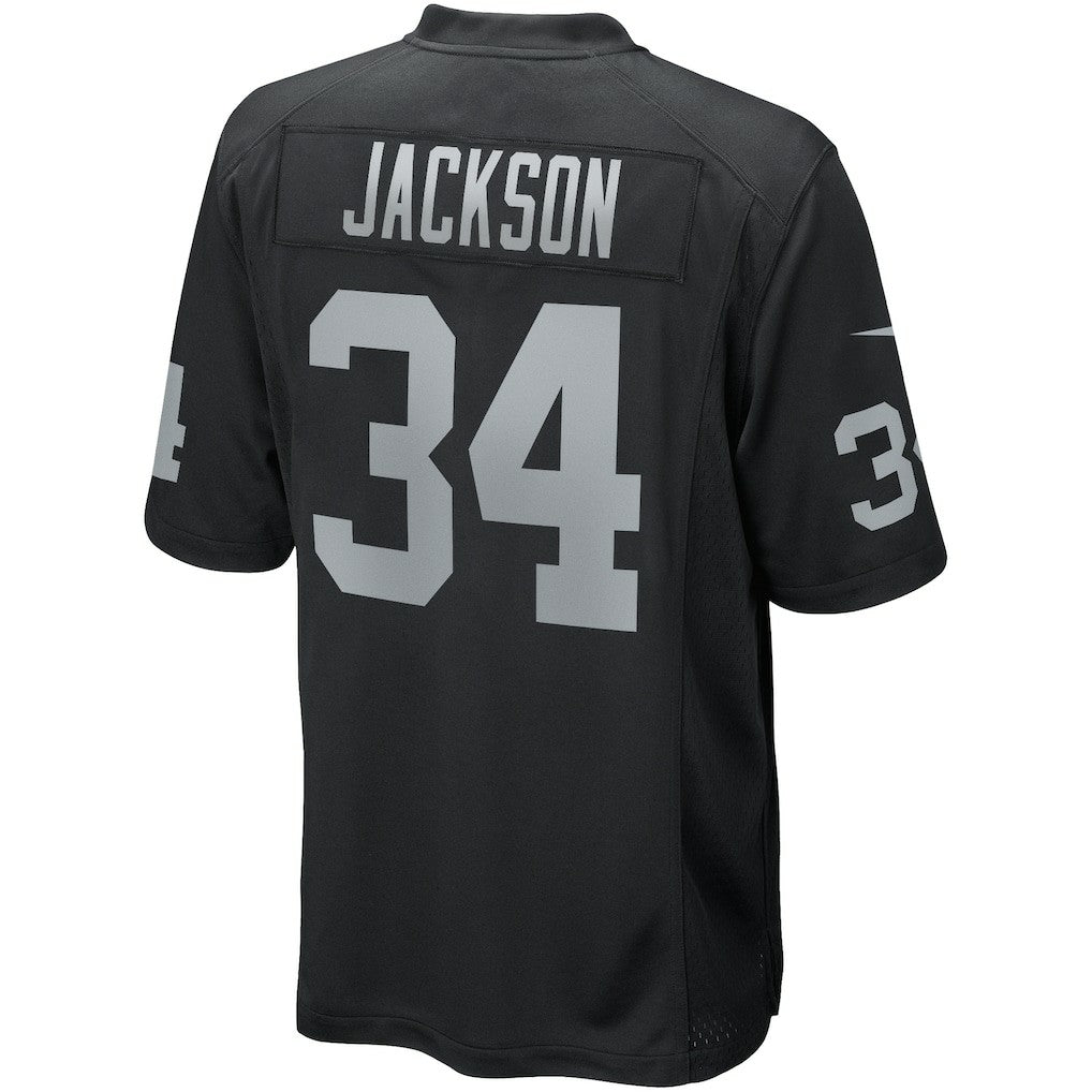 Bo Jackson Las Vegas Raiders Game Retired Player Jersey - Black