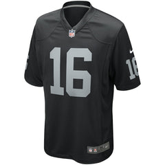 Jim Plunkett Las Vegas Raiders Game Retired Player Jersey - Black