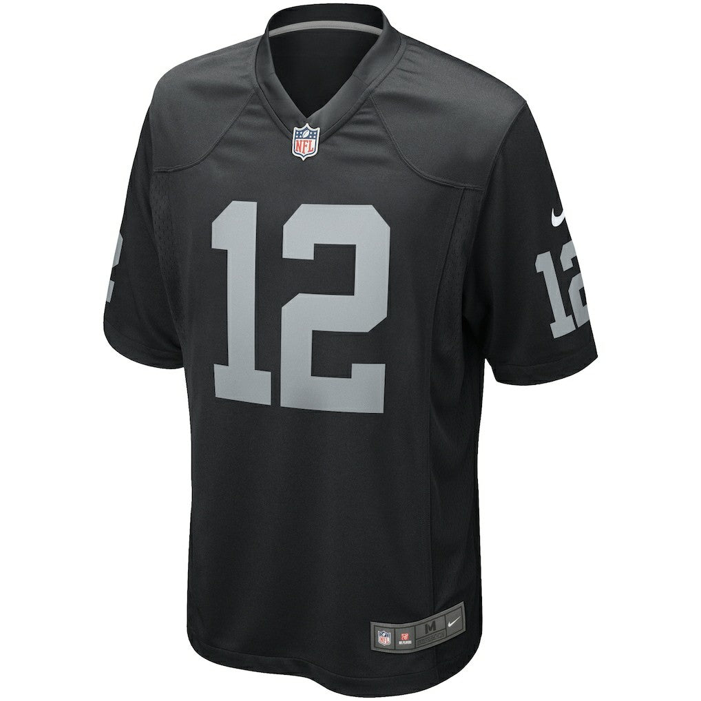 Ken Stabler Las Vegas Raiders Game Retired Player Jersey - Black
