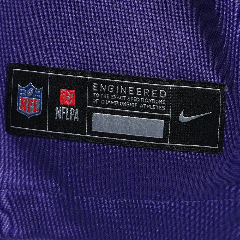Alan Page Minnesota Vikings Game Retired Player Jersey - Purple