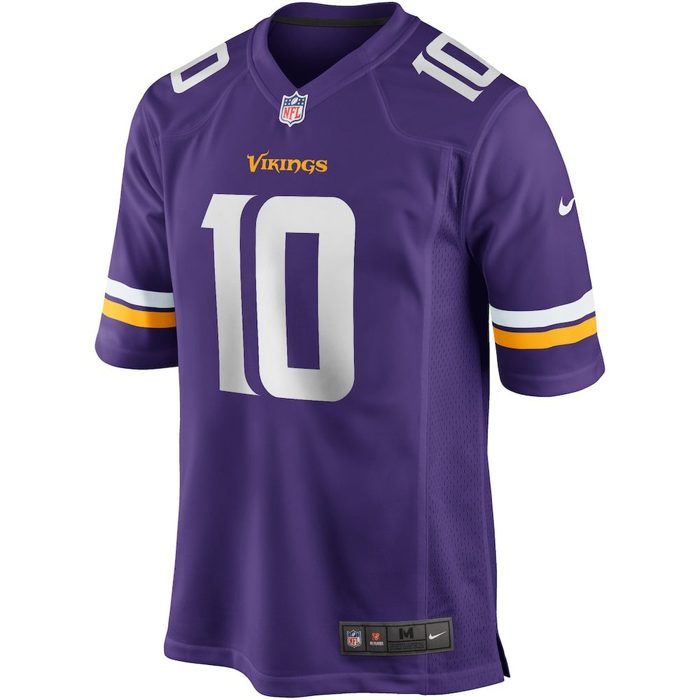 Fran Tarkenton Minnesota Vikings Game Retired Player Jersey - Purple