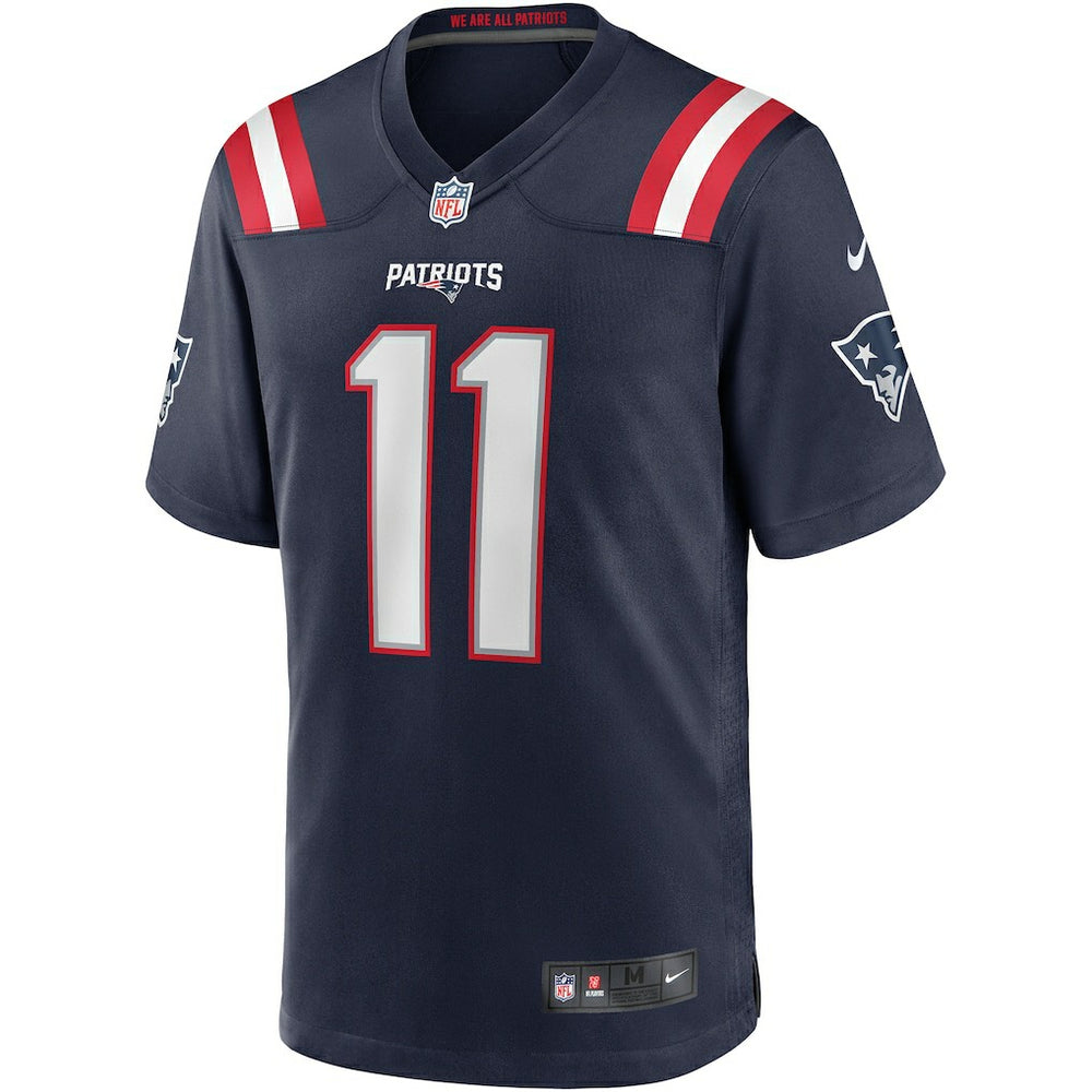 Drew Bledsoe New England Patriots Game Retired Player Jersey - Navy