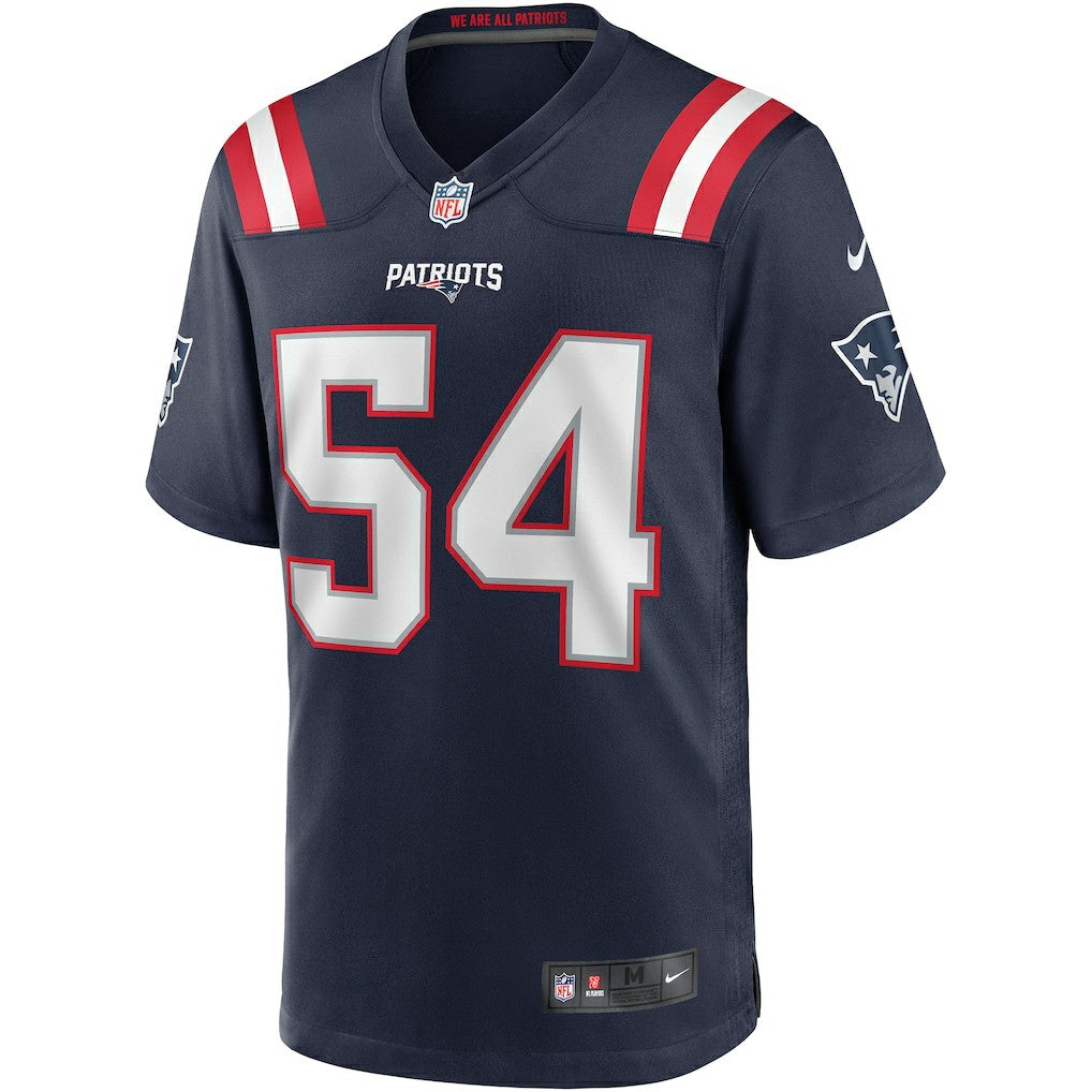 Tedy Bruschi New England Patriots Game Retired Player Jersey - Navy