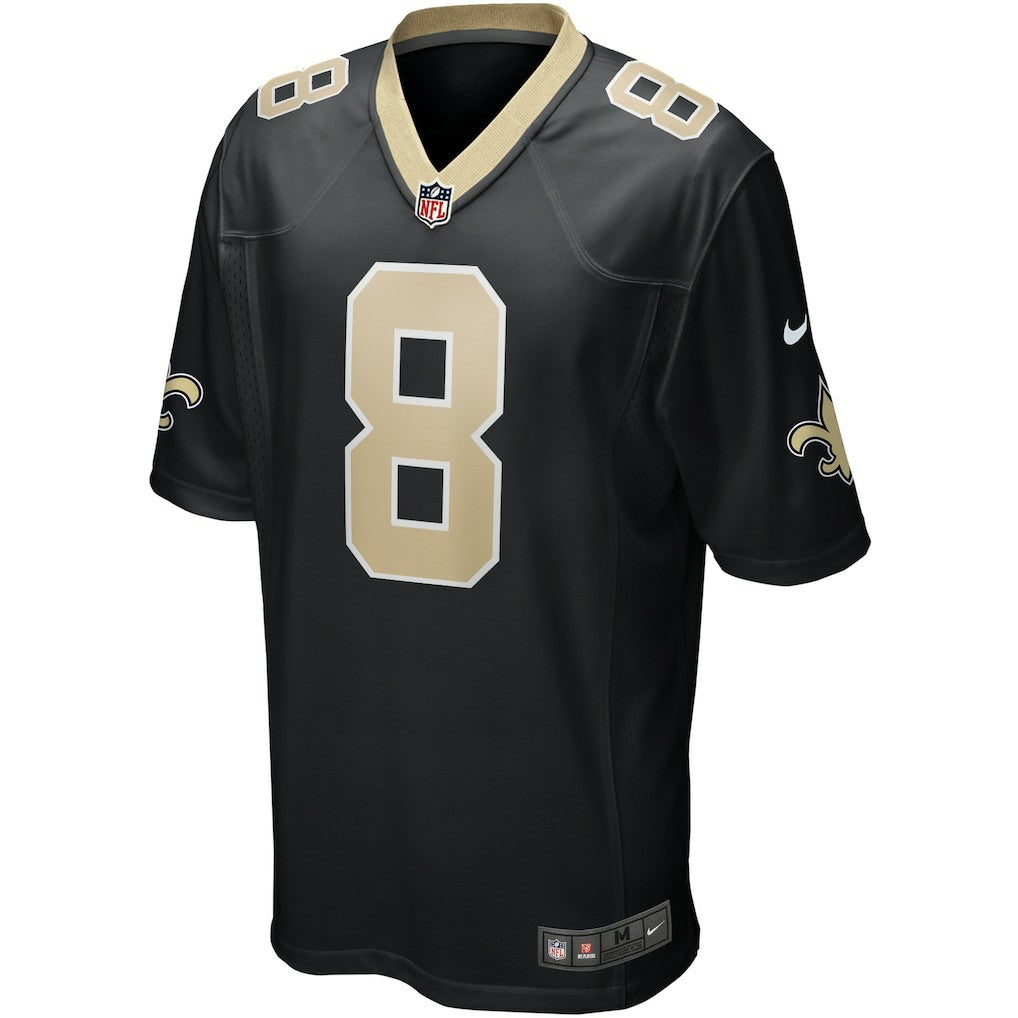 Archie Manning New Orleans Saints Game Retired Player Jersey - Black