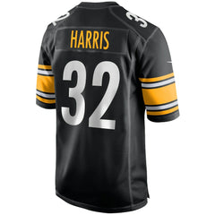 Franco Harris Pittsburgh Steelers Game Retired Player Jersey - Black