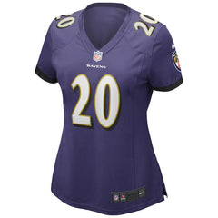 Ed Reed Baltimore Ravens Women's Game Retired Player Jersey - Purple