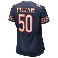 Mike Singletary Chicago Bears Women's Game Retired Player Jersey - Navy