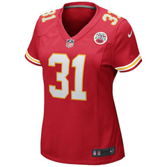 Priest Holmes Kansas City Chiefs Women's Game Retired Player Jersey - Red
