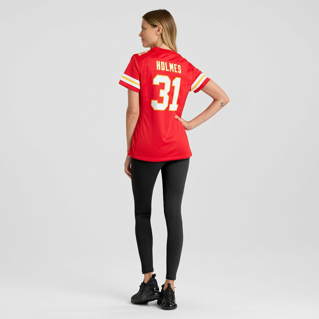 Priest Holmes Kansas City Chiefs Women's Game Retired Player Jersey - Red