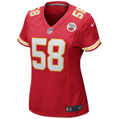 Derrick Thomas Kansas City Chiefs Women's Game Retired Player Jersey - Red