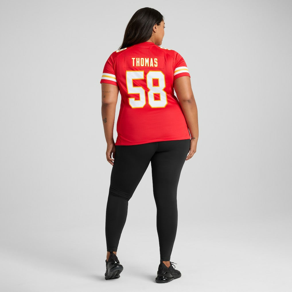 Derrick Thomas Kansas City Chiefs Women's Game Retired Player Jersey - Red