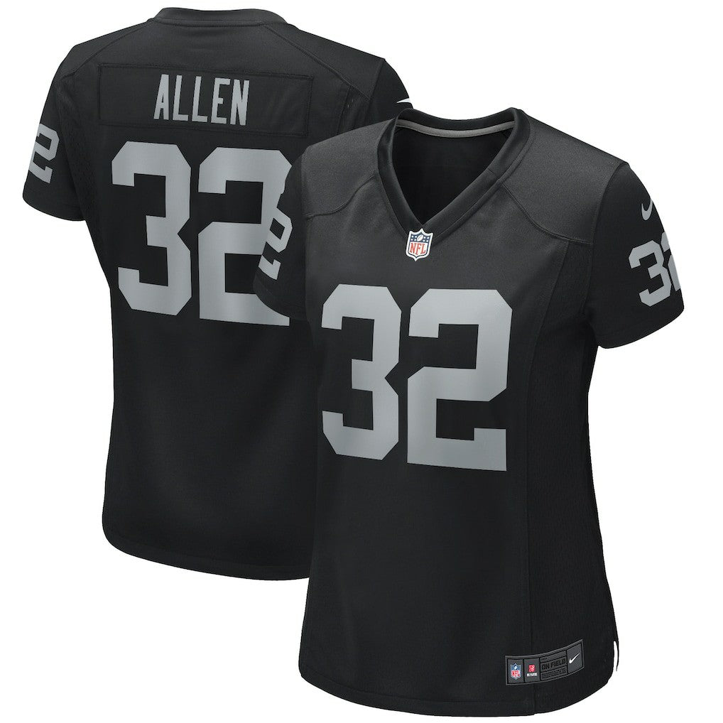 Marcus Allen Las Vegas Raiders Women's Game Retired Player Jersey - Black