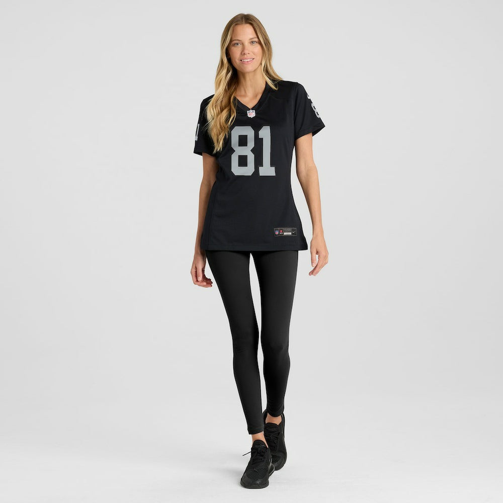 Tim Brown Las Vegas Raiders Women's Game Retired Player Jersey - Black