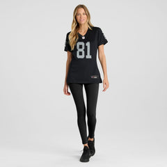 Tim Brown Las Vegas Raiders Women's Game Retired Player Jersey - Black