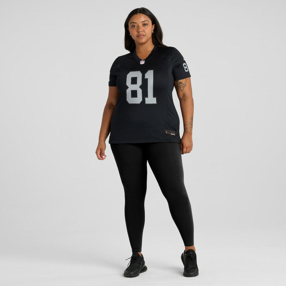 Tim Brown Las Vegas Raiders Women's Game Retired Player Jersey - Black