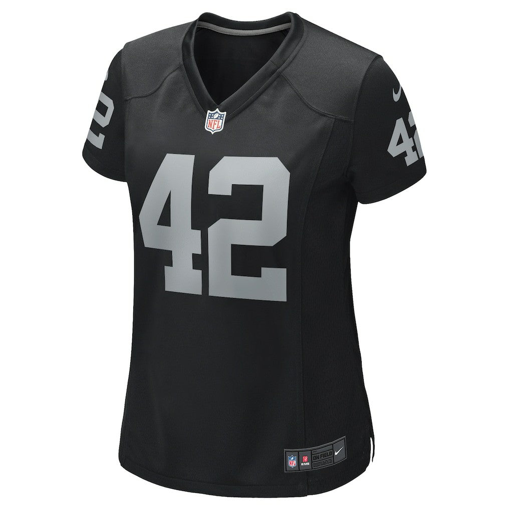 Ronnie Lott Las Vegas Raiders Women's Game Retired Player Jersey - Black
