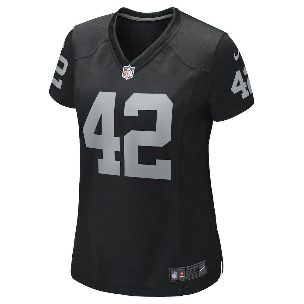 Ronnie Lott Las Vegas Raiders Women's Game Retired Player Jersey - Black