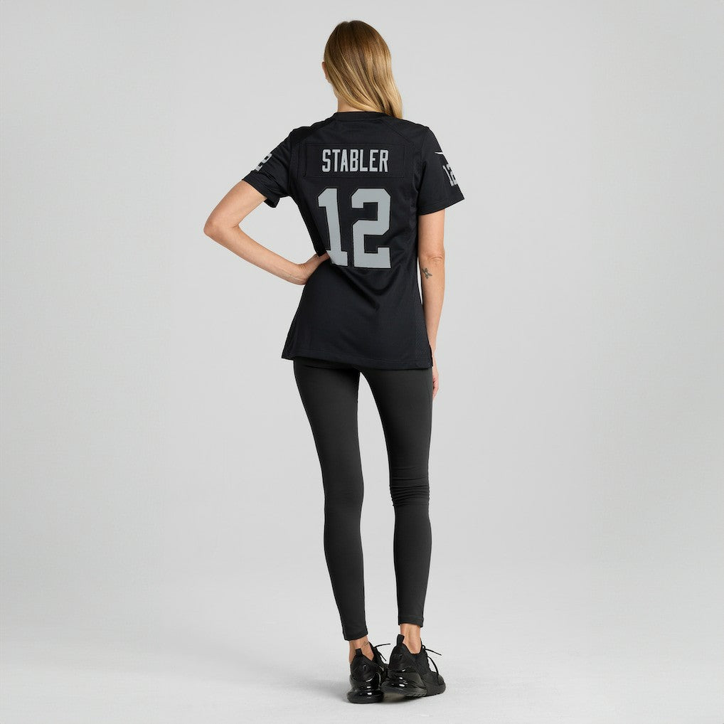 Ken Stabler Las Vegas Raiders Women's Game Retired Player Jersey - Black