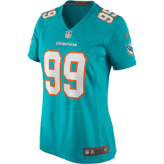 Jason Taylor Miami Dolphins Women's Game Retired Player Jersey - Aqua