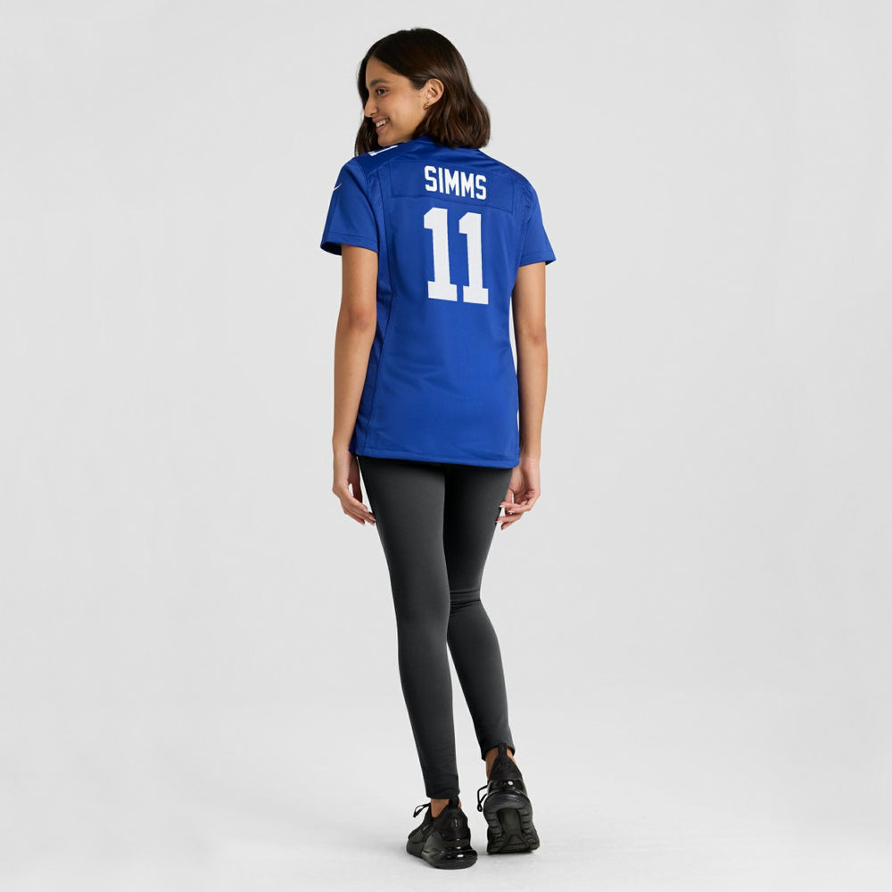 Phil Simms New York Giants Women's Game Retired Player Jersey - Royal