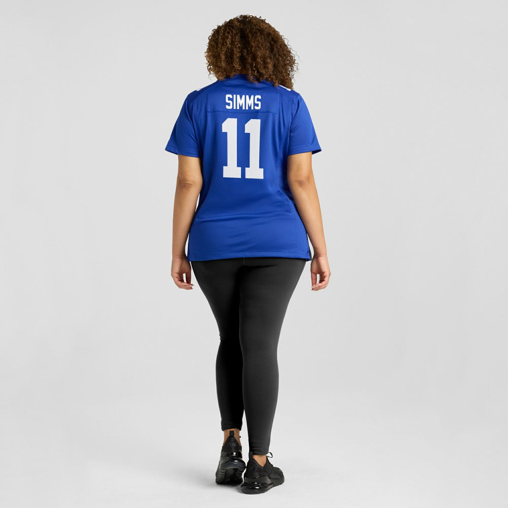 Phil Simms New York Giants Women's Game Retired Player Jersey - Royal