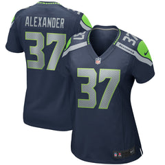 Shaun Alexander Seattle Seahawks Women's Game Retired Player Jersey - College Navy