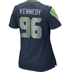 Cortez Kennedy Seattle Seahawks Women's Game Retired Player Jersey - College Navy