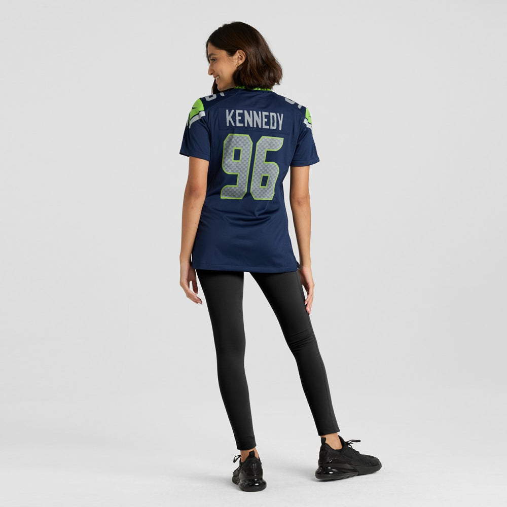 Cortez Kennedy Seattle Seahawks Women's Game Retired Player Jersey - College Navy
