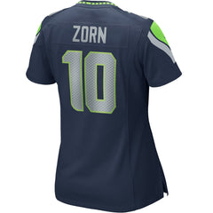 Jim Zorn Seattle Seahawks Women's Game Retired Player Jersey - College Navy