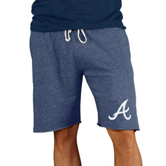 Atlanta Braves Concepts Sport Mainstream Terry Shorts Navy