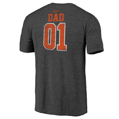 Baltimore Orioles Father's Day Greatest Dad Tri-Blend T-Shirt Black
