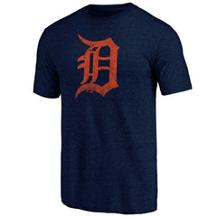 Detroit Tigers Father's Day Greatest Dad Tri-Blend T-Shirt Navy